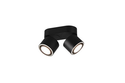 TRIO-Leuchten TAURUS LED Deckenspot schwarz Deckenleuchte Strahler 18x10,6x8,7