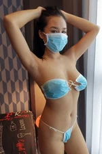 4x6 Artistic Photo Fine Art Beautiful Busty asi Model 71325c-9