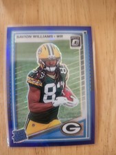 2025 Optic Savion Williams Purple Shock (RC) #221