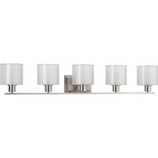 Progress Lighting - Invite Collection Five-Light Bath  Vanity - P2081-09