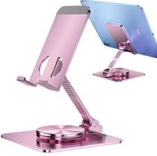 360 Rotatable Foldable Phone Stand for Desk,Fully Adjustable Desktop Phone Ho...