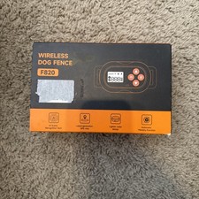 Wireless Dog Fence - F820 GPS ELECTRONIC BOUNDARY FENCE DOG E-COLLAR USED