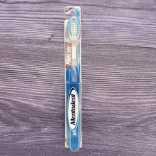 Mentadent ProCare Toothbrush 32 Medium Bristles Full Head Flexible Handle BLUE