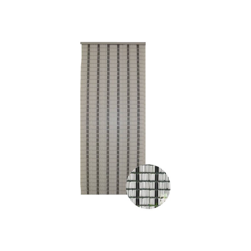 Rideau portière tube CONFORTEX multicolore 100x232 cm pour porte d'entrée