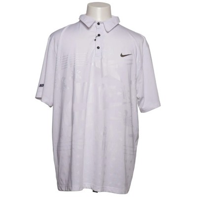 Nike Air, Poloshirt, Größe: 3XL, Weiß, Baumwolle/Polyester, Print, Herren #APj