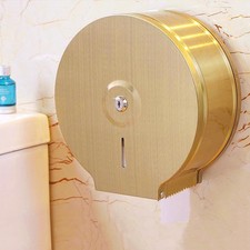 Commercial Jumbo Toilet Paper Dispenser, Brushed Glod Stainless Steel Toilet ...