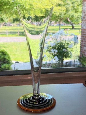 1~Vintage Carlo Moretti Glass Champagne Flute Pure La Grande Dame