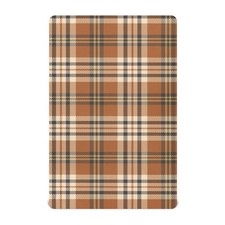 Fall Brown Beige Plaid Fitted Crib Sheet Stretchy Mattress Cover Fits 52x28 In