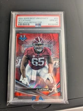 JC Latham Red Lava /5 2022 Bowmans Best Chrome U University Alabama PSA 10 Gem