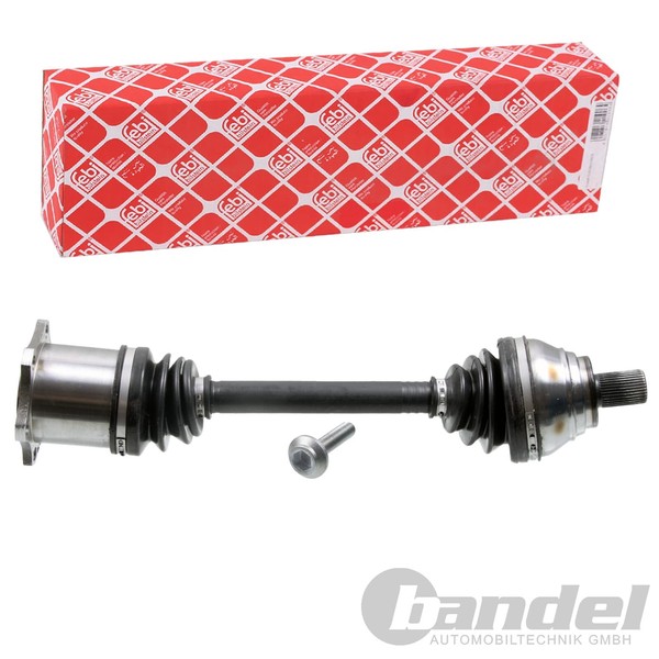 Febi Antriebswelle Vorne Links Passend FüR Audi A3 TT Seat Altea Leon Toledo SKO-image