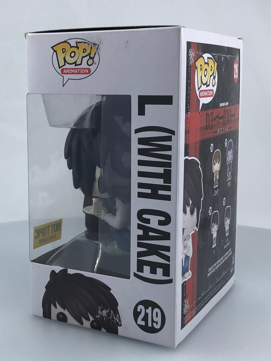 Funko Pop! Vinyl: Death Note - L (w/ Cake) - Hot Topic (Exclusive