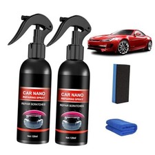 2Set Nurafix Nano Car Spray, Nurafix Nano Car Scratch Remover Set, Scratch Fix