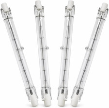 4 Pack R7S Halogen Bulb 118Mm 400W | Double Ended Linear Light Bulbs | 230V Dimm