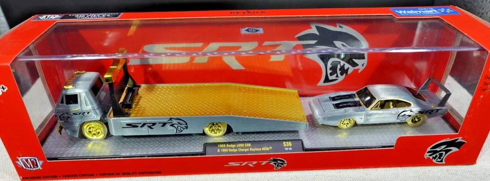 M2 Machines SRT 1969 Dodge L600 COE & 1969 Charger Daytona RAW CHASE 1/250 1/64 - Image 2 of 4