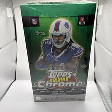 2014 Topps Mini Chrome Football 18 Pack Hobby Factory Sealed Box 1 RC AUTOGRAPH