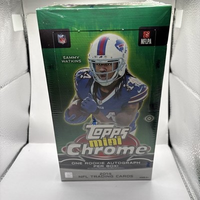 2014 Topps Mini Chrome Football 18 Pack Hobby Factory Sealed Box 1 RC AUTOGRAPH