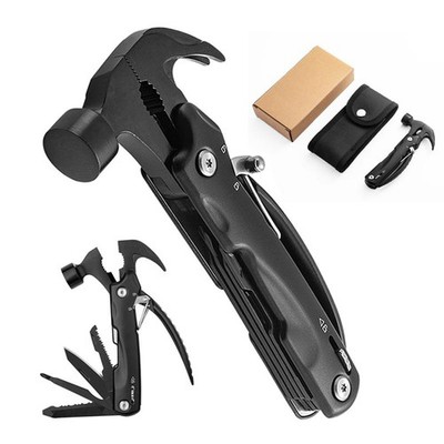 Multi functional Mini Claw Hammer Outdoor Camping Multi tool Pliers Gift