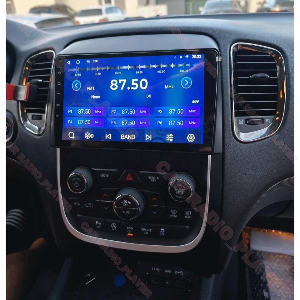 Radio estéreo GPS RDS BT AHD 4+64G para Dodge Durango 2014-2020 Carplay Android 15 Foto 3 de 4