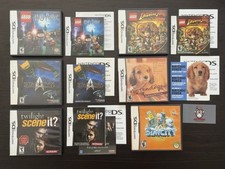 Lot of 6 Nintendo DS Case, Manual  Inserts ONLY No Games 