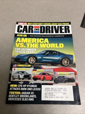 2008/Aug/Car & Driver/America Vs. The World/Extreme Brake Test/ Genesis F15C