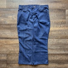 True Vintage 1970's Mens 36"x31" Wrangler Cowboy Western Denim Dark Jeans