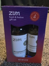 Zum Hand Soap Frosted Fir 12oz  Zum Room Mist 4oz Sprayplant-based ingredients