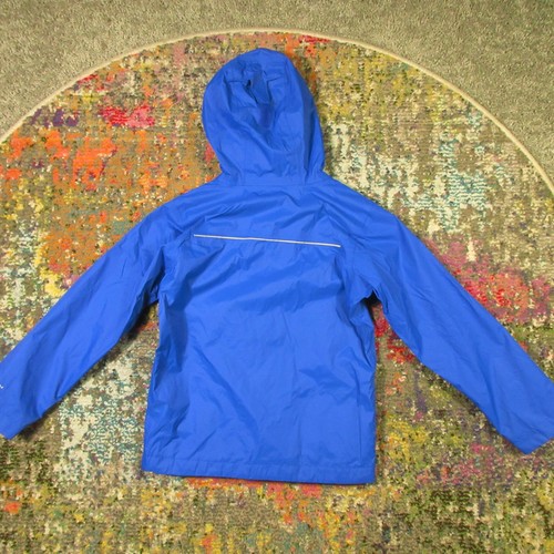 Columbia Omni Tech Chaqueta de Lluvia con Capucha Niños Jóvenes XS 6/7 Ligera Cinta Sellada - Imagen 2 de 14