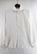 Suitsupply Traveller Shirt Mens 41 16 White Extra Slim Fit Button Up