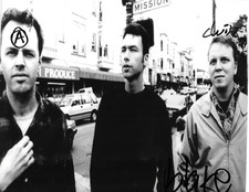 * JAWBREAKER * signed 8x10 photo * BLAKE SCHWARZENBACH, ADAM & CHRIS * COA *