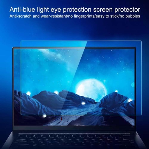Protection d'écran pour ordinateur portable 15,6 pouces anti lumière bleue, protection oculaire transparente - Photo 2/8