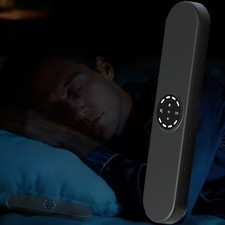 HALCONTORNO Bluetooth Pillow Speaker for Sleep - Bone 35 White Noise, Black