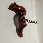RARE UNUSUAL FOLK ART BURL WOOD CORKSCREW — photo 3