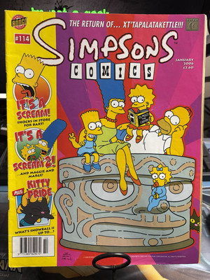 Simpson Comic #114 UK Version (2006) Magazine Sized Comic Book