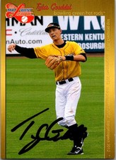 Tyler Goeddel 2012 Grandstand Midwest League Top Prospects Auto Hand Signed