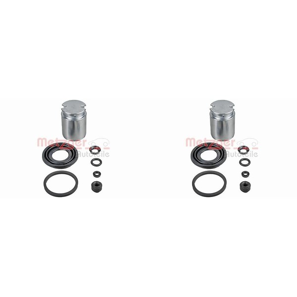 2X Metzger Reparatursatz Bremssattel Hinten Passend FüR Abarth Grande Punto Citr-image