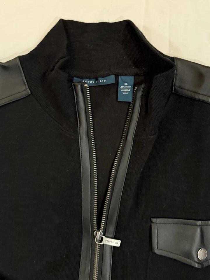 Perry Ellis Sweater Jacket Size XL…$99 - Image 2 of 4
