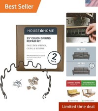 25" Sofa Upholstery Spring Replacement, 2pk Repair Kit for Furniture Chair Co...