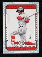 2019 Panini Chronicles Cornerstones Base Crystal /49 Mookie Betts #29 13c1
