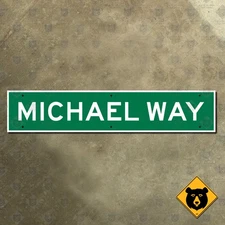 Michael Way street road highway sign 2005 Las Vegas Nevada 25x5