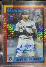 2025 Topps Update Series - Agustin Ramirez #U90C-59 Orange Refractor /25 (RC)