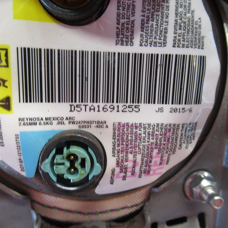 Bolsa de aire para conductor Cadillac CTS 2014 2015 2016 bolsa de aire OEM Foto 3 de 4