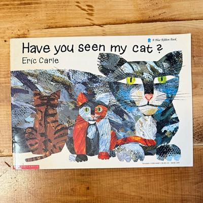 Have You Seen My Cat? Paperback Illustrated Picture Book - Eric Carle Scholastic