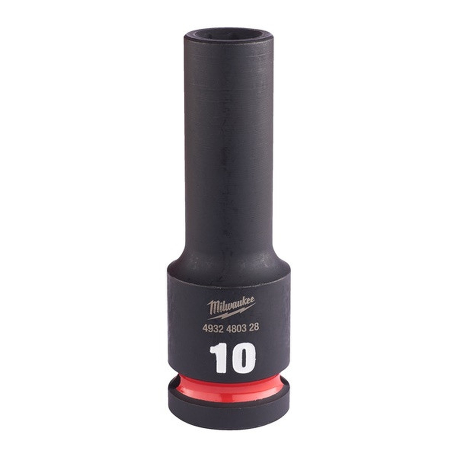 10mm SHOCKWAVE Deep Impact Socket - 1/2 Inch Drive - 6 Point - MILWAUKEE