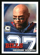 George Wilson 2010 Topps #13 FOOTBALL Card
