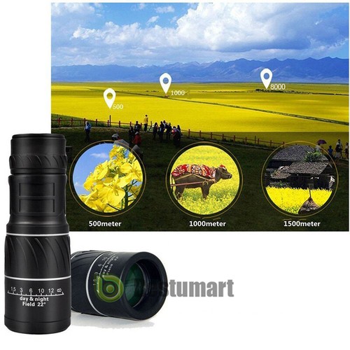 New Monocular De Alta HD Definición 16x52 De Largo Alcance Zoom Telescopio+Clip - Picture 17 of 24