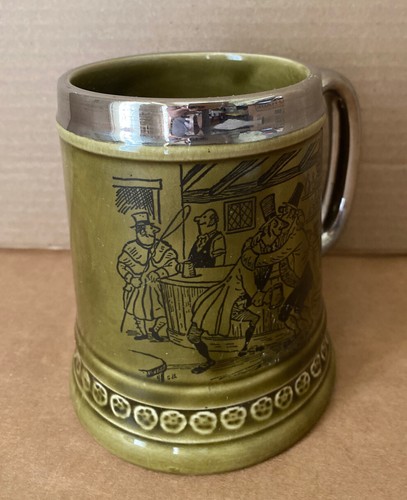 Green Princess House Exclusive Fine Earthenware Mug Stein Made in England - Picture 3 of 12