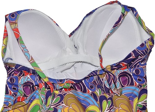 Set costume da bagno donna Prego maternità avvolgente tankini e fondo bikini XS, S, L - Foto 3 di 4
