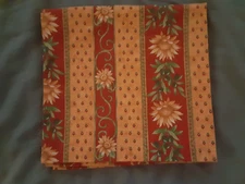 Le Cluny SUNFLOWER & OLIVES French Country Provence Tablecloth France 59" x 56"