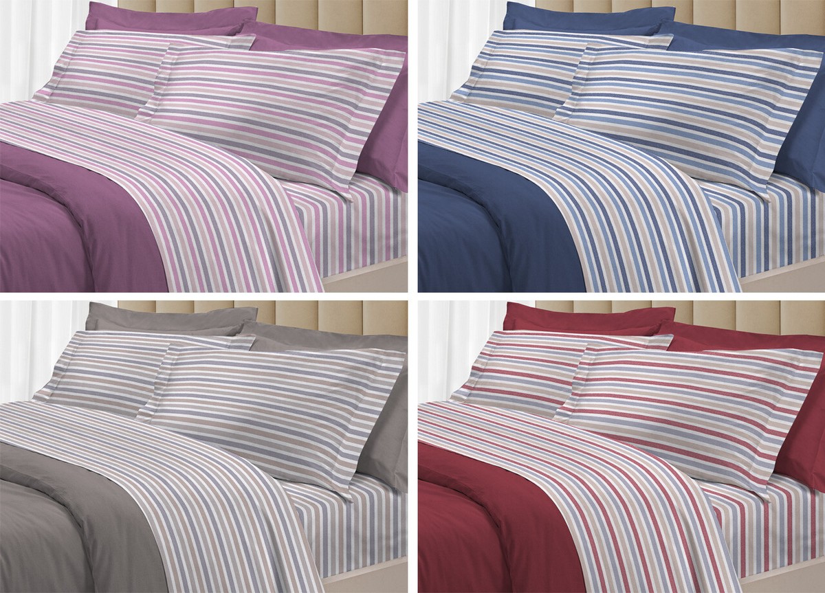 Completo Lenzuola Singolo Cotone 100% | Stampa Girasoli | 3 Pezzi Con Angoli - Foto 14