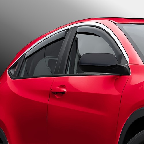 Rain Guards Vent Visors Shade for 2016-2022 Honda HR-V SHATTERPROOF - Picture 3 of 8
